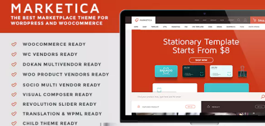 Marketica – eCommerce and Marketplace – WooCommerce WordPress Theme
