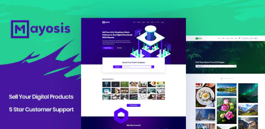 Mayosis – Digital Marketplace WordPress Theme 5.2
