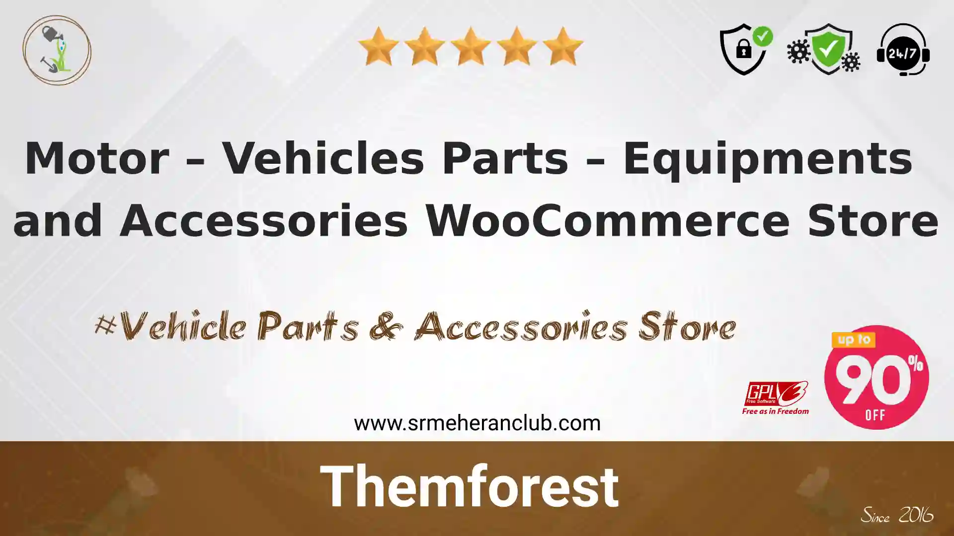 Motor – Vehicles Parts – Equipments and Accessories WooCommerce Store — Theme by Themeforest