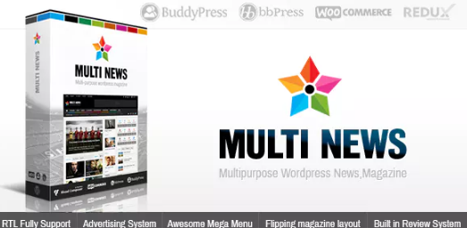 Multinews – Multi-purpose WordPress News,Magazine
