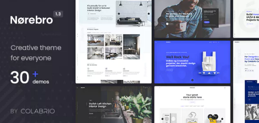 Norebro – Creative Portfolio Theme for Multipurpose Usage