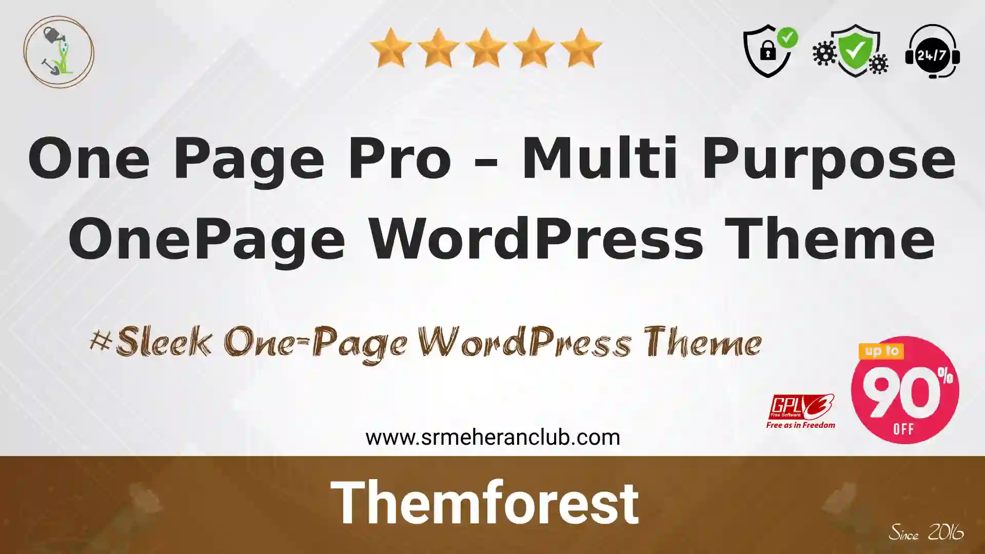 One Page Pro – Multi Purpose OnePage WordPress Theme — Theme by Themeforest
