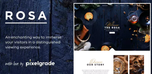 ROSA – An Exquisite Restaurant WordPress Theme