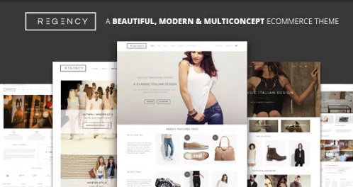 Regency: A Beautiful & Modern Ecommerce Theme