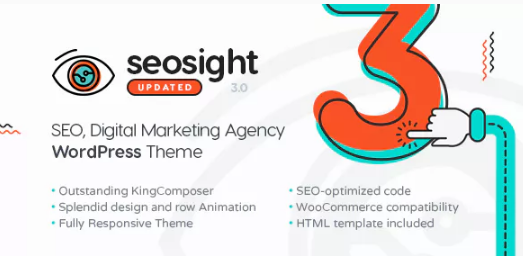 Seosight – SEO, Digital Marketing Agency WP Theme with Shop 5.30