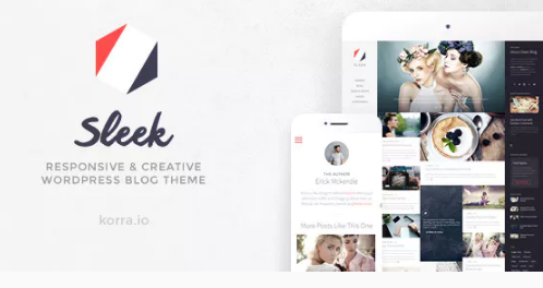 Sleek | Responsive & Creative WordPress Blog Theme