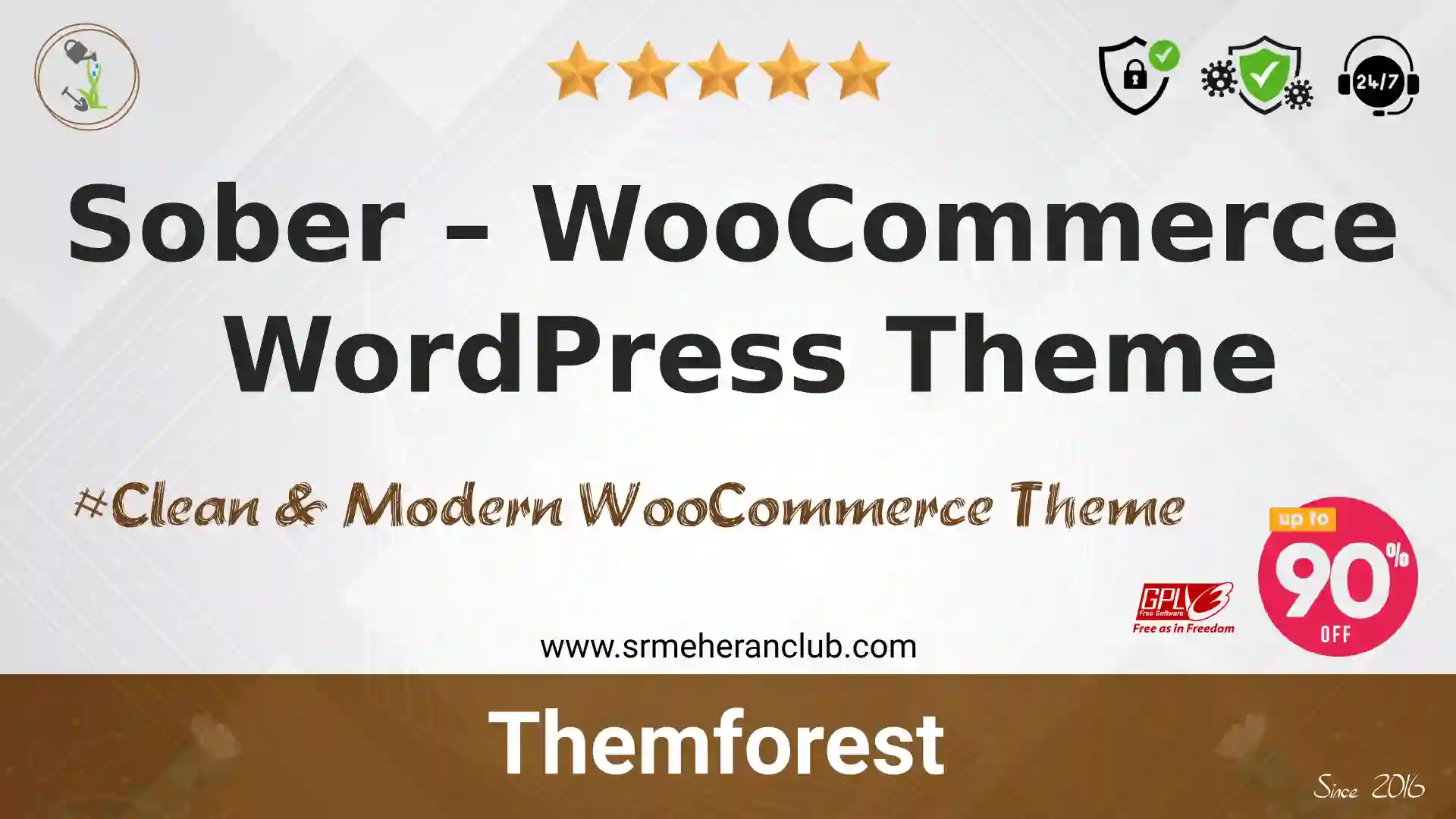 Sober – WooCommerce WordPress Theme — Theme by Themeforest