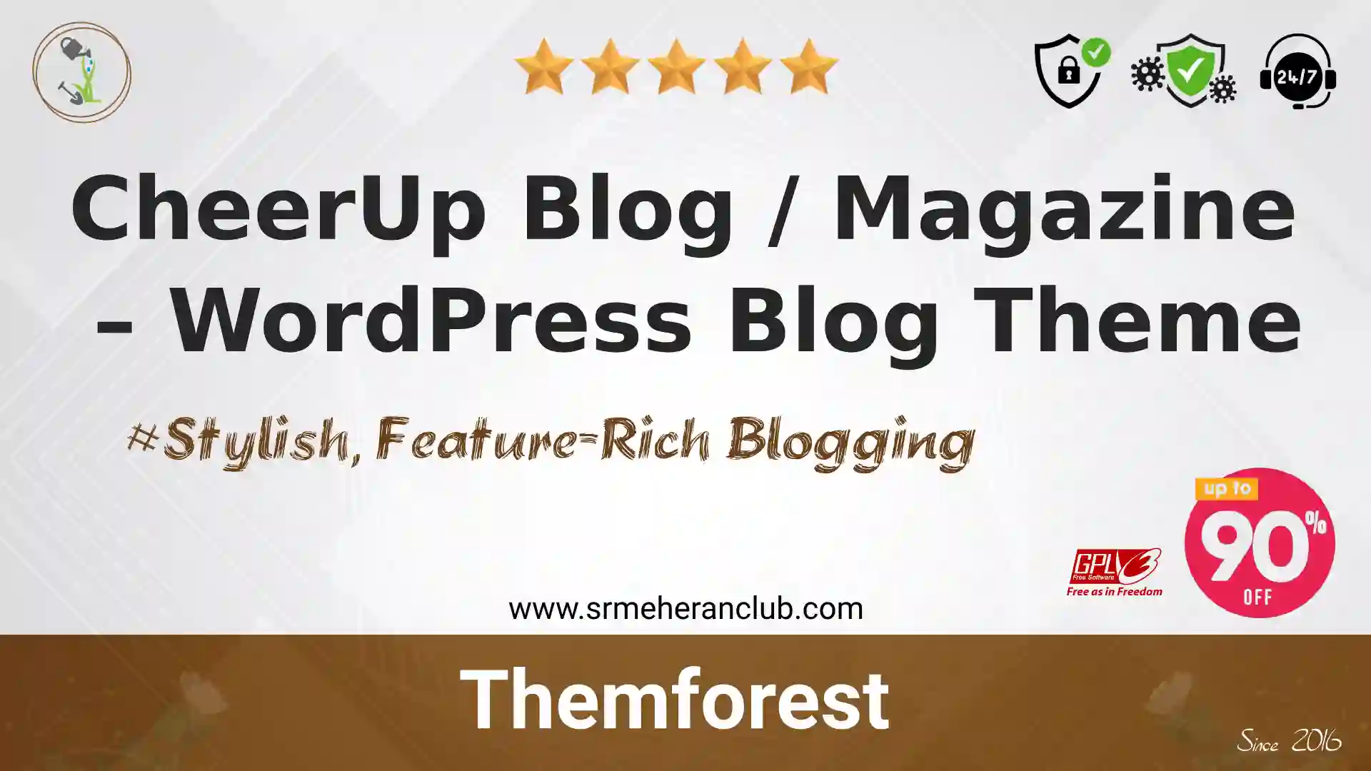CheerUp Blog / Magazine – WordPress Blog Theme — Theme by Themeforest