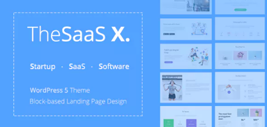 Product Image - TheSaaS X – Responsive SaaS, Startup & Business WordPress Theme 1.1.5