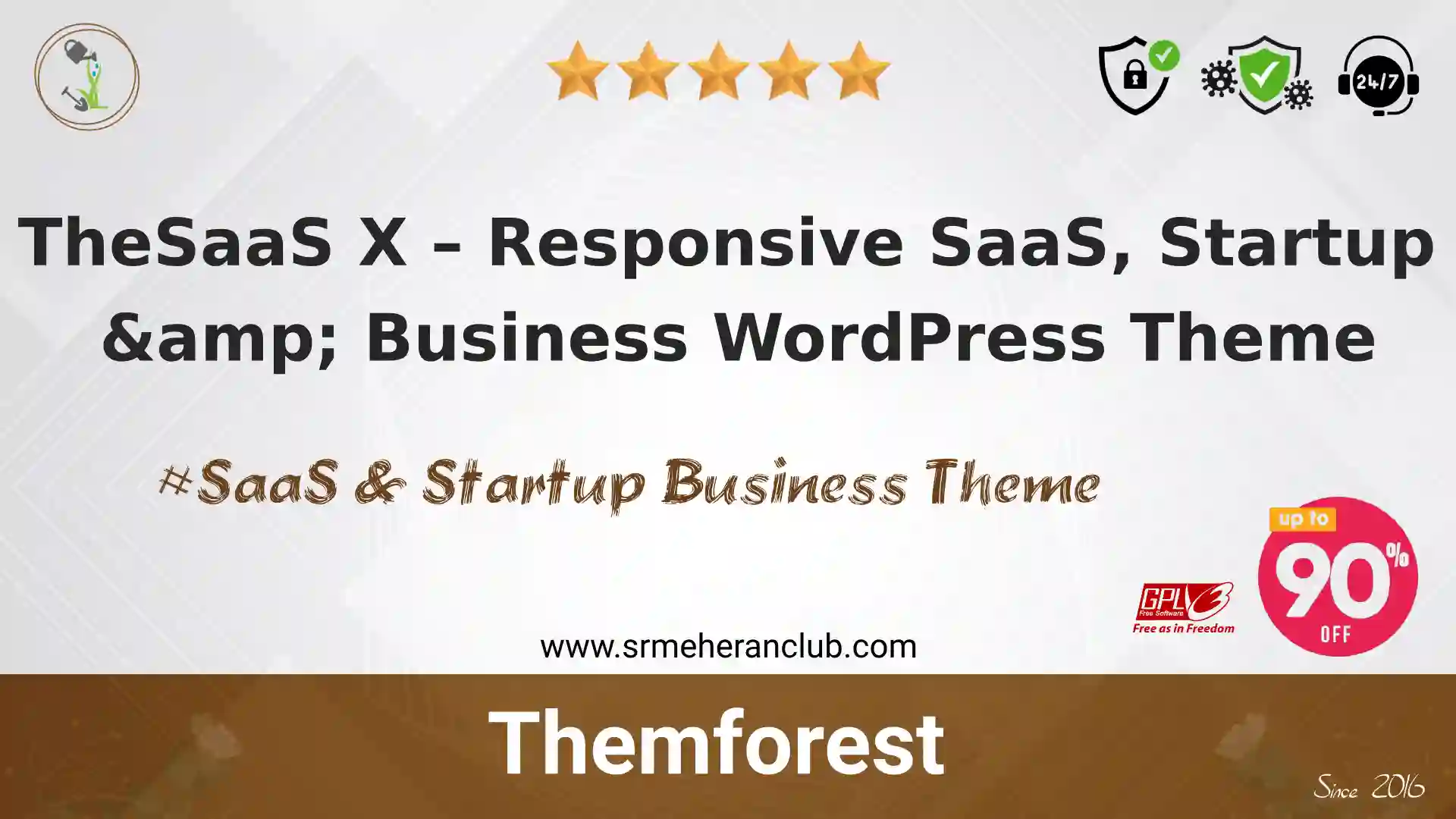 TheSaaS X – Responsive SaaS, Startup & Business WordPress Theme — Theme by Themeforest