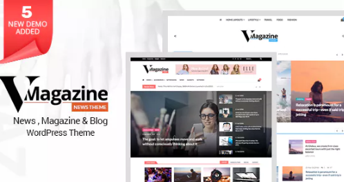 Product Image - Vmagazine – Blog, NewsPaper, Magazine WordPress Themes 1.1.6