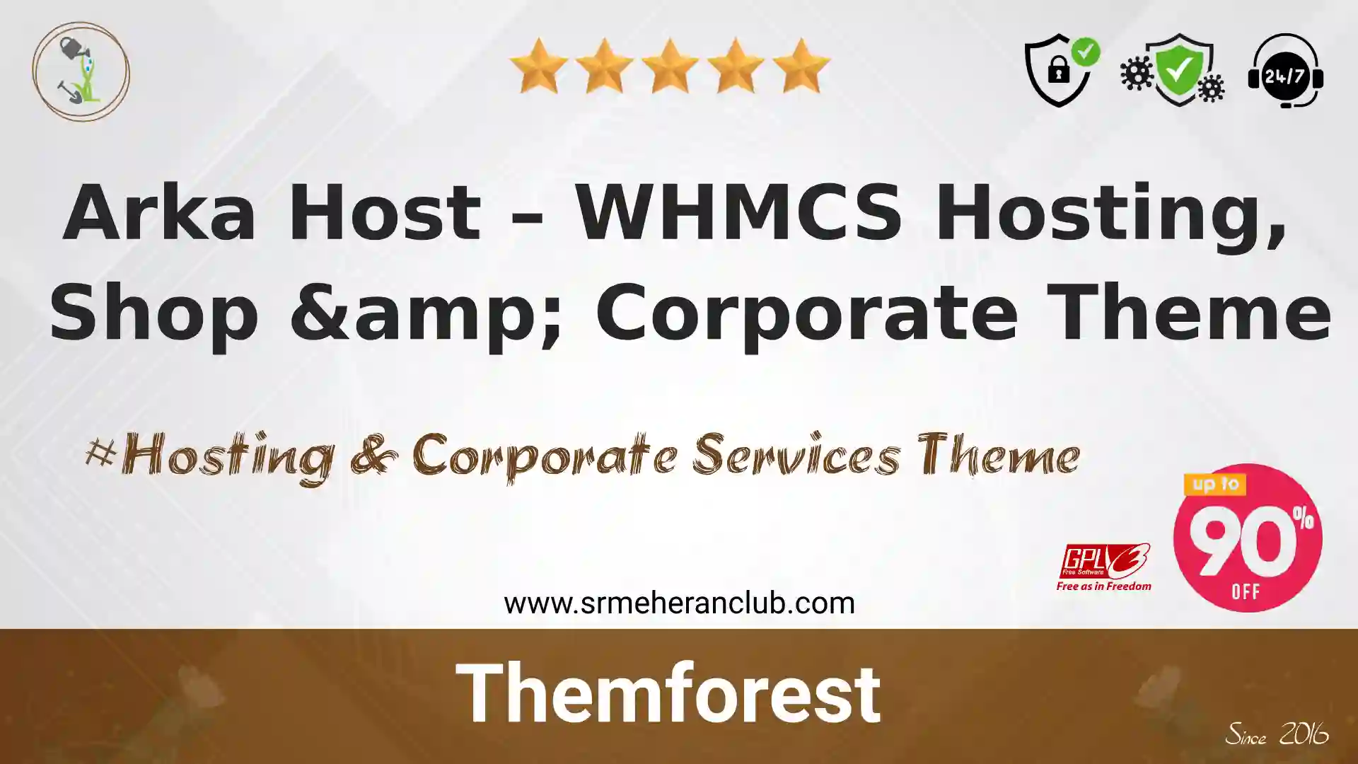 Arka Host – WHMCS Hosting, Shop & Corporate Theme — Theme by Themeforest