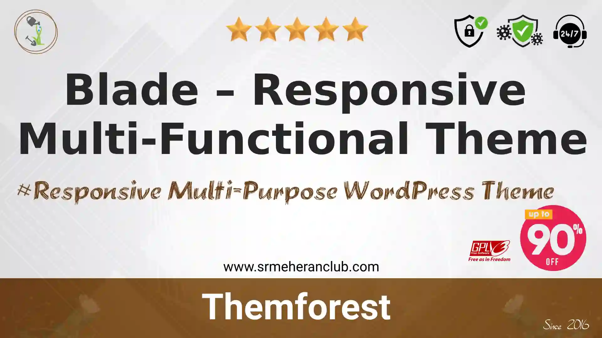 Blade – Responsive Multi-Functional Theme — Theme by Themeforest