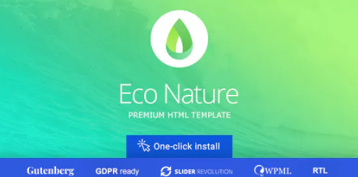 Eco Nature – Environment & Ecology WordPress Theme