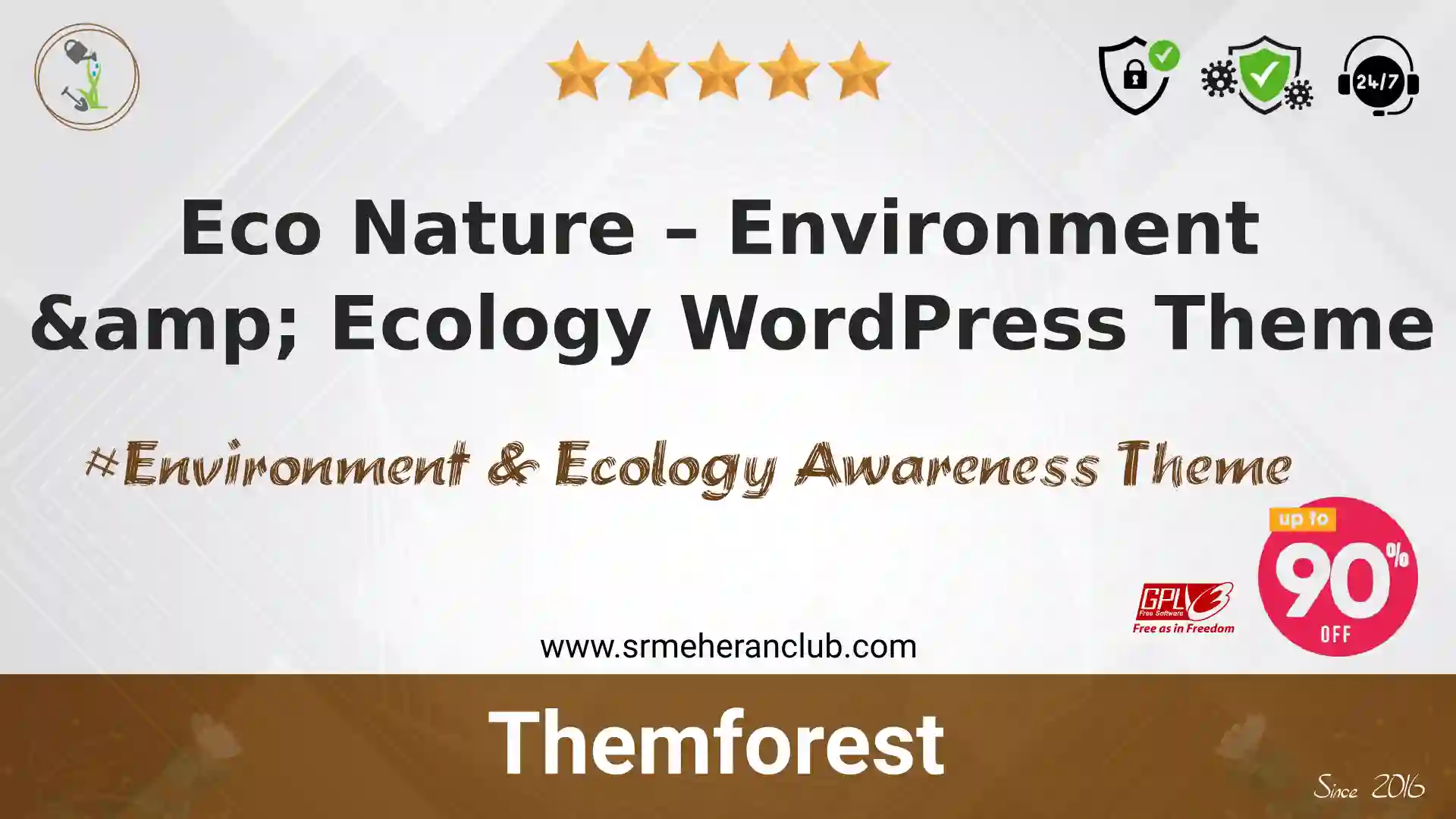 Eco Nature – Environment & Ecology WordPress Theme — Theme by Themeforest