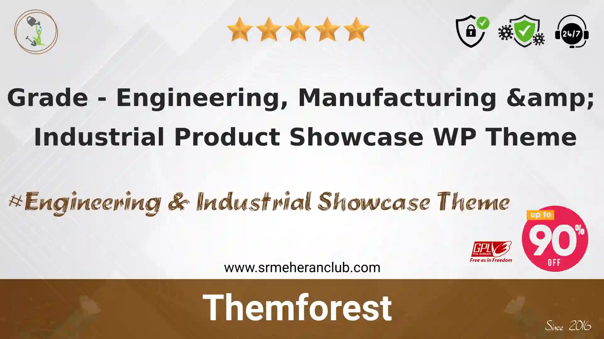 Grade – Engineering, Manufacturing & Industrial Product Showcase WP Theme — Theme by Themeforest