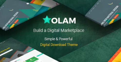 Olam – WordPress Easy Digital Downloads Theme, Digital Marketplace, Bookings