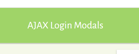 Popup Maker - AJAX Login Modals