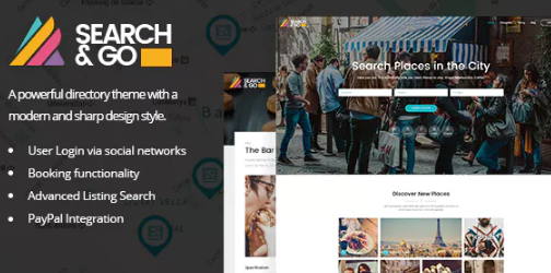Search & Go – Smart Directory Theme