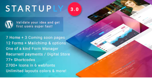 Startuply — Multi-Purpose Startup Theme