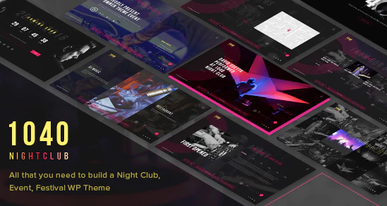 1040 Night Club - DJ, Music Festival WordPress Theme