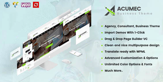 Acumec - Business Multipurpose WordPress Theme