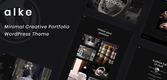 Alke - Minimal Creative Portfolio WordPress Theme