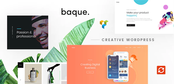 Baque - Multipurpose Onepage Creative WP Theme