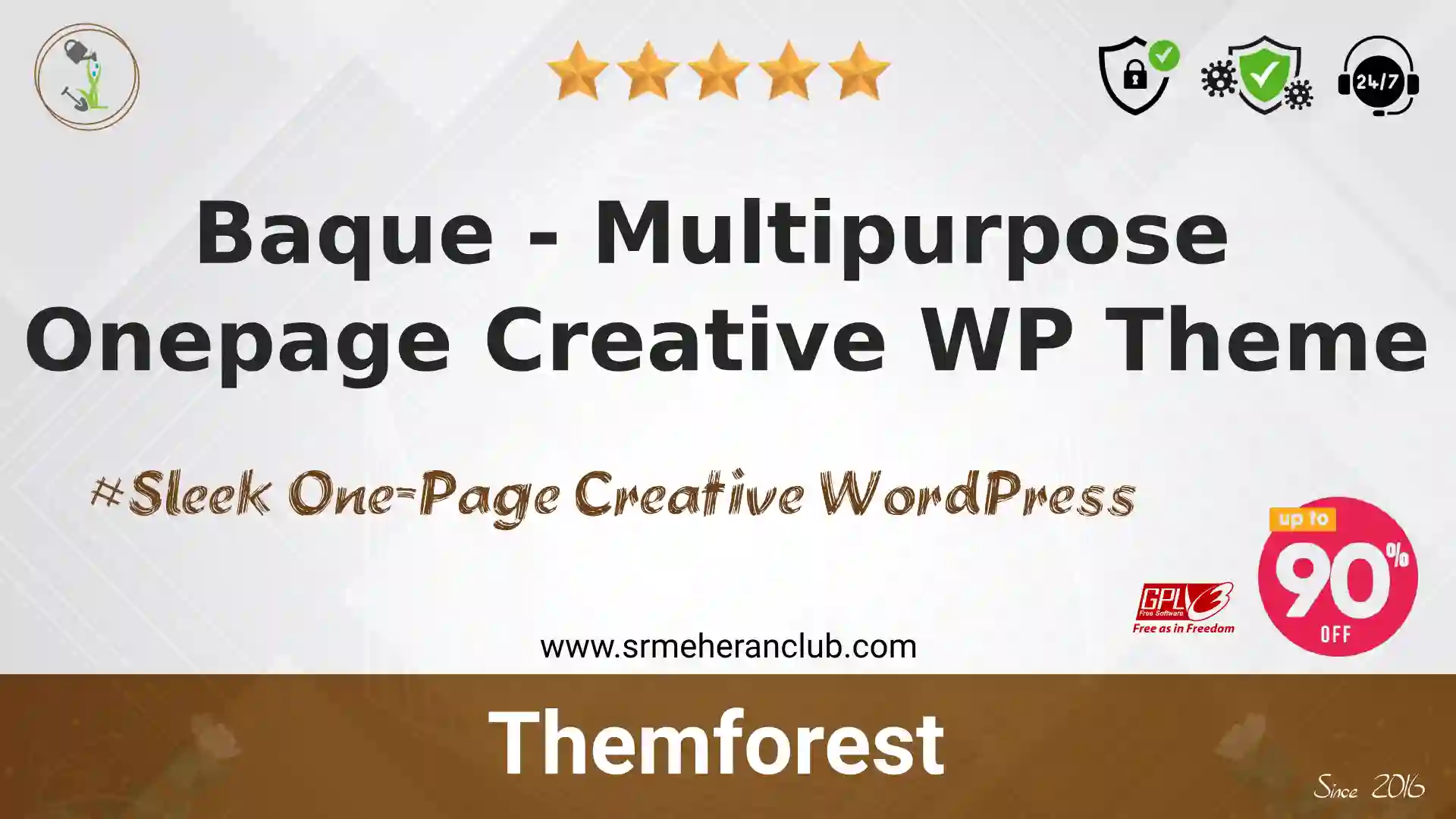 Baque – Multipurpose Onepage Creative WP Theme — Theme by Themeforest