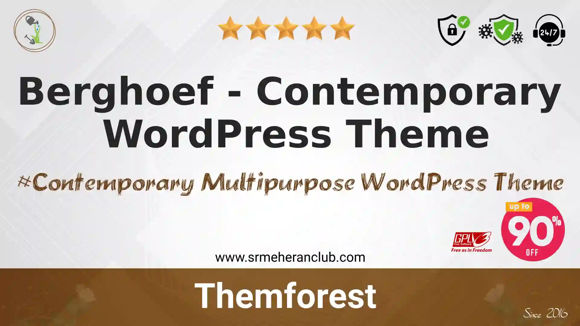 Berghoef – Contemporary WordPress Theme — Theme by Themeforest