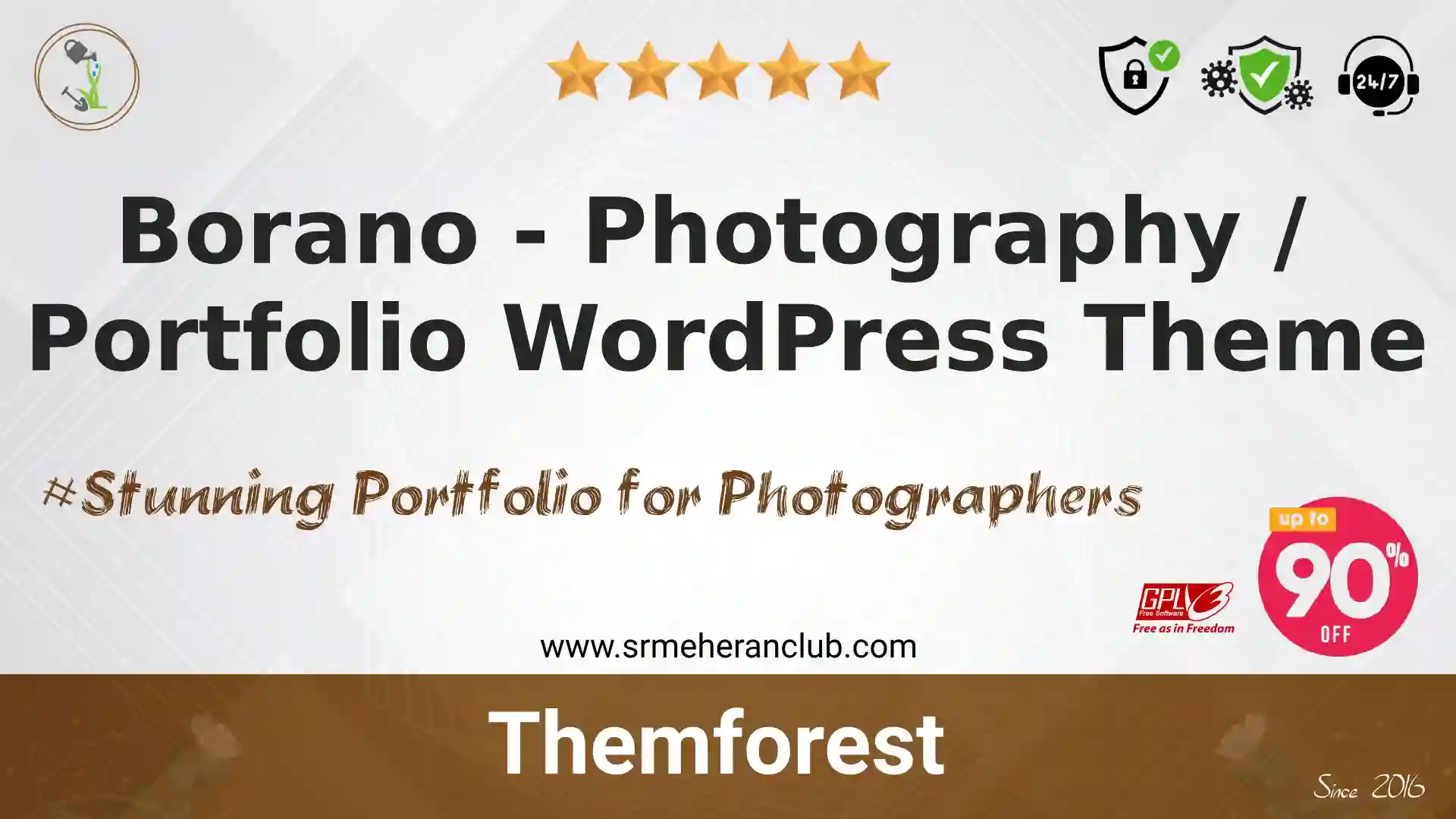 Borano – Photography / Portfolio WordPress Theme — Theme by Themeforest