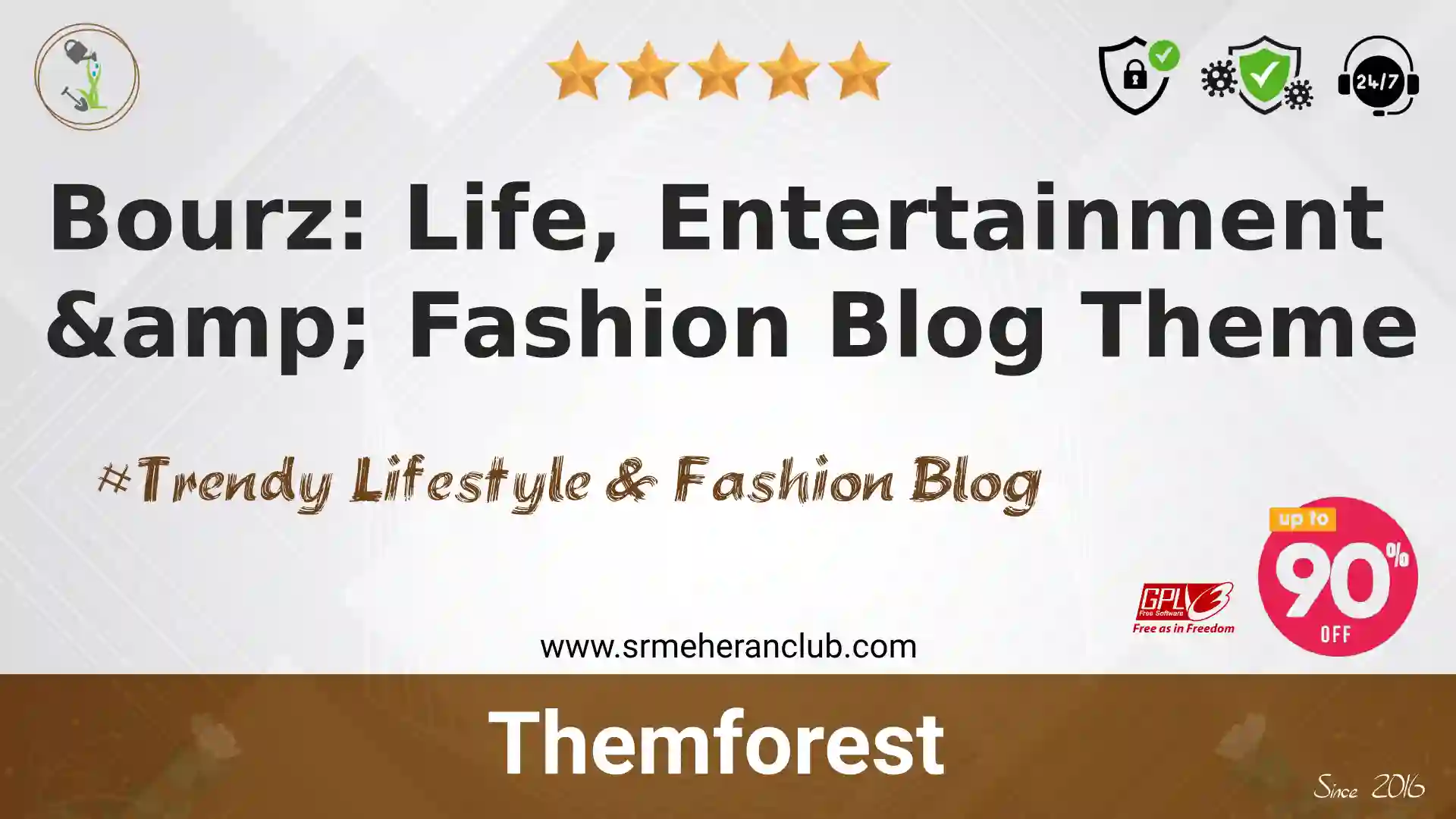 Bourz: Life, Entertainment & Fashion Blog Theme — Theme by Themeforest