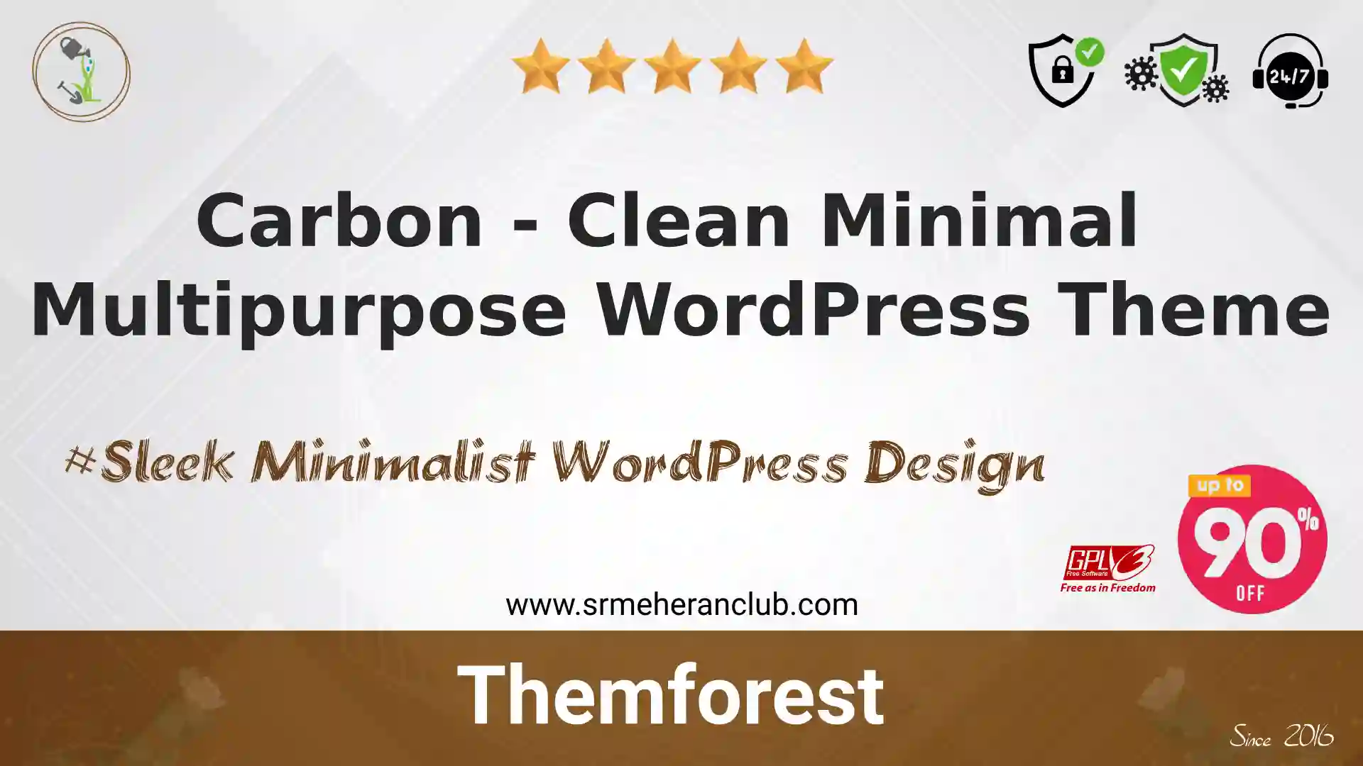 Carbon – Clean Minimal Multipurpose WordPress Theme — Theme by Themeforest