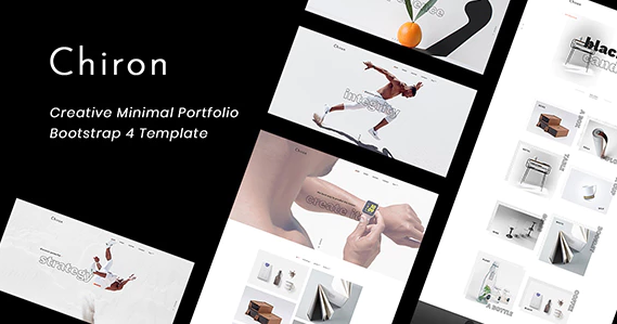 Chiron - Creative Minimal Bootstrap 4 Portfolio Template