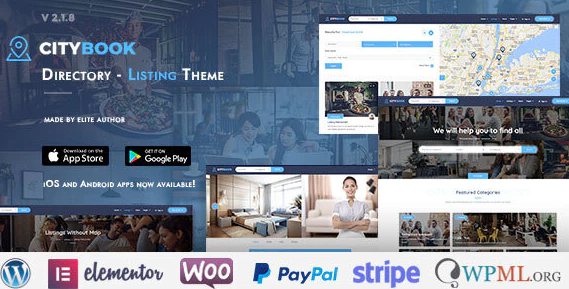 Product Image - CityBook – Directory & Listing WordPress Theme 2.4.9