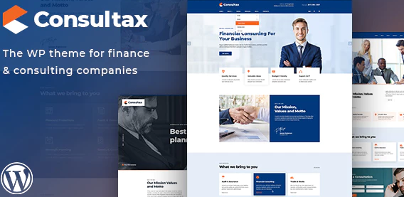 Consultax - Financial & Consulting WordPress Theme