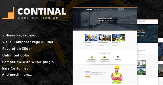 Product Image - Continal – Construction & Business WordPress Theme 1.5.0
