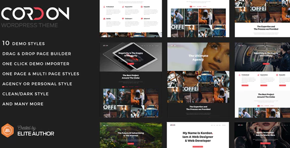 Cordon - Responsive One & Multi Page Portfolio Theme
