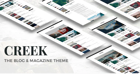 Creek - Classic Elegant Magazine WordPress Theme