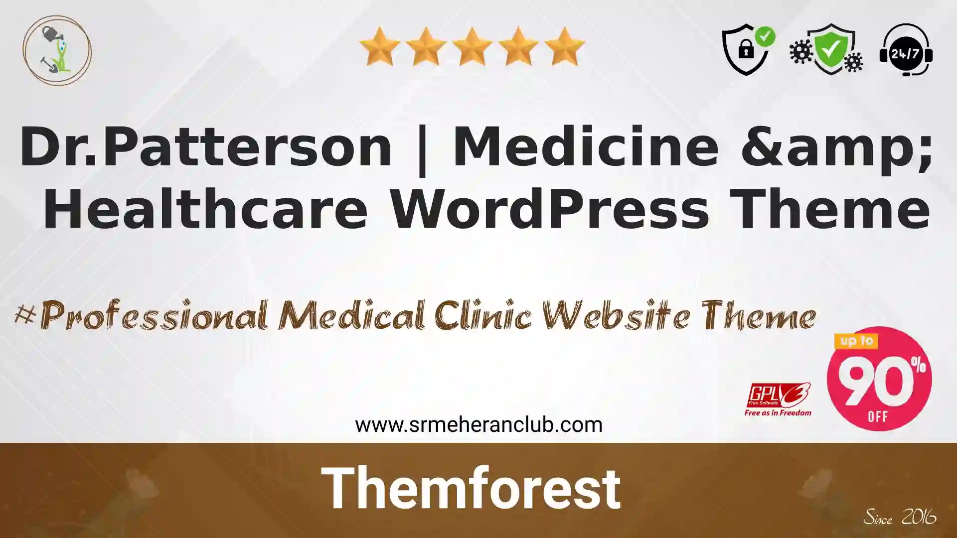 Dr.Patterson | Medicine & Healthcare WordPress Theme — Theme by Themeforest