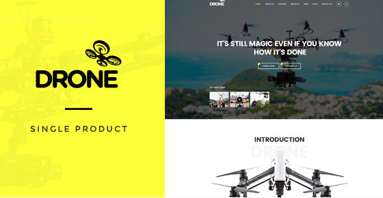 Drone - Single Product WordPress Theme