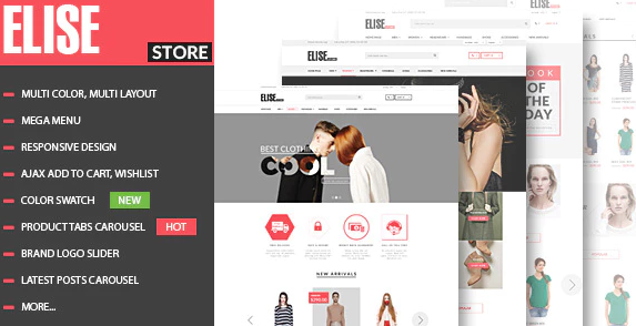 Elise - Fashion WooCommerce WordPress Theme