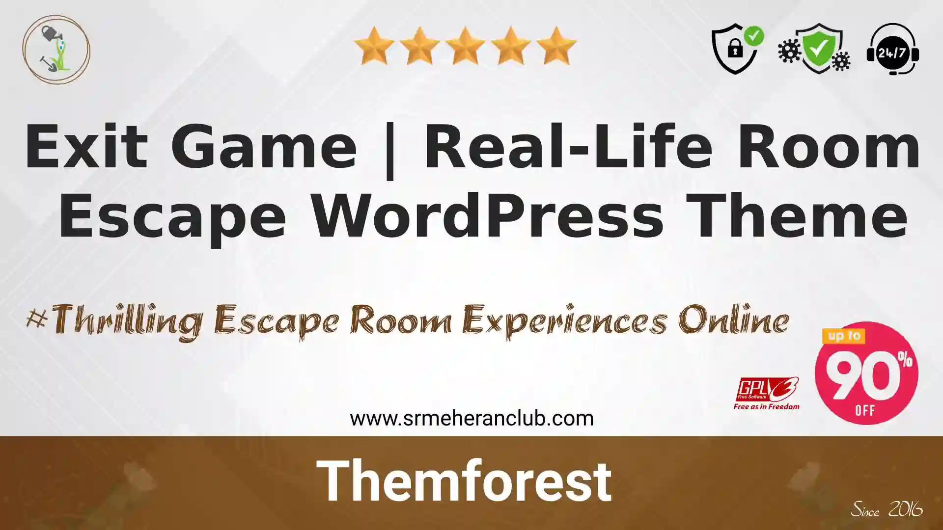 Exit Game | Real-Life Room Escape WordPress Theme — Theme by Themeforest