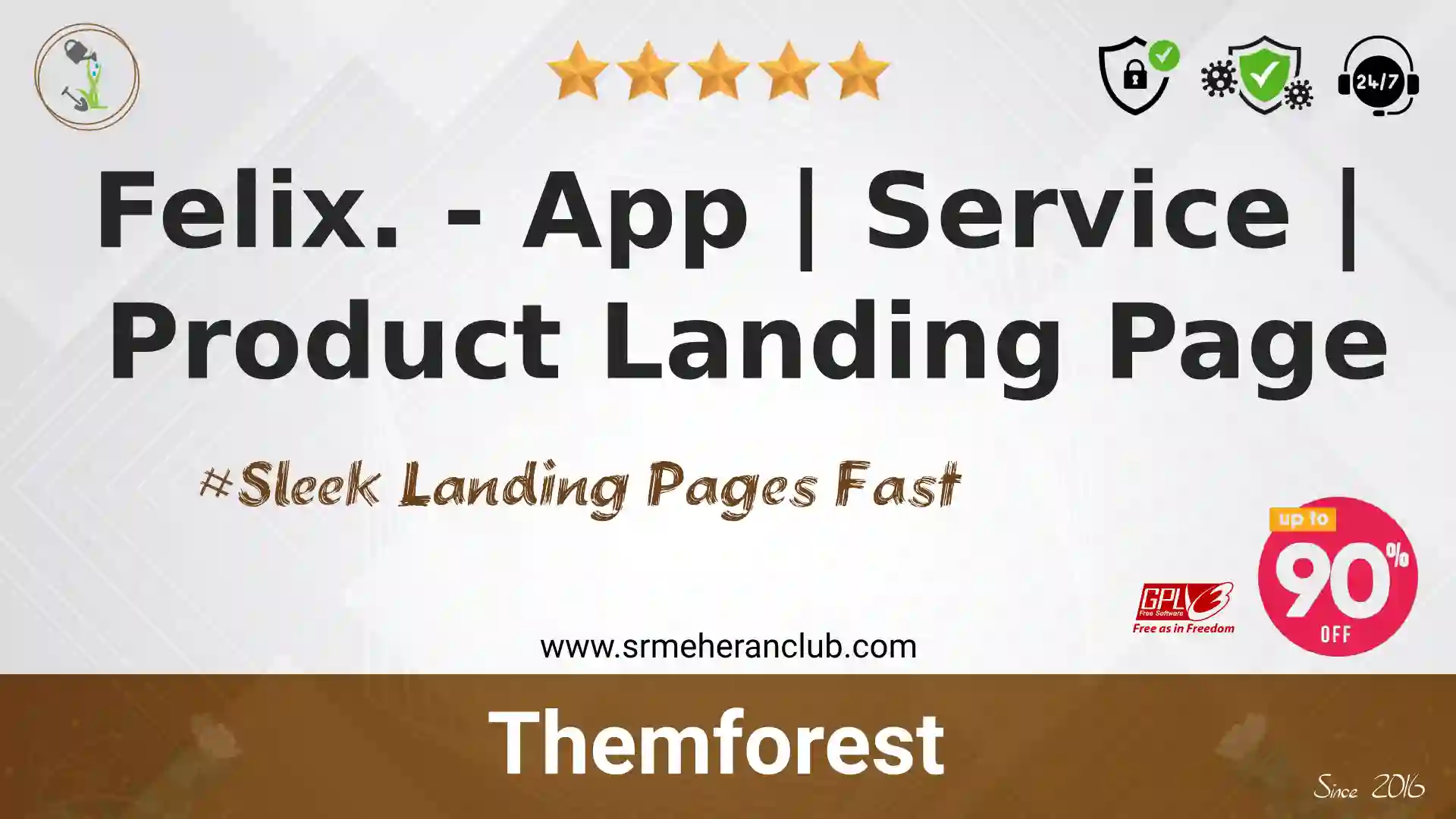 Felix. – App | Service | Product Landing Page — Theme by Themeforest