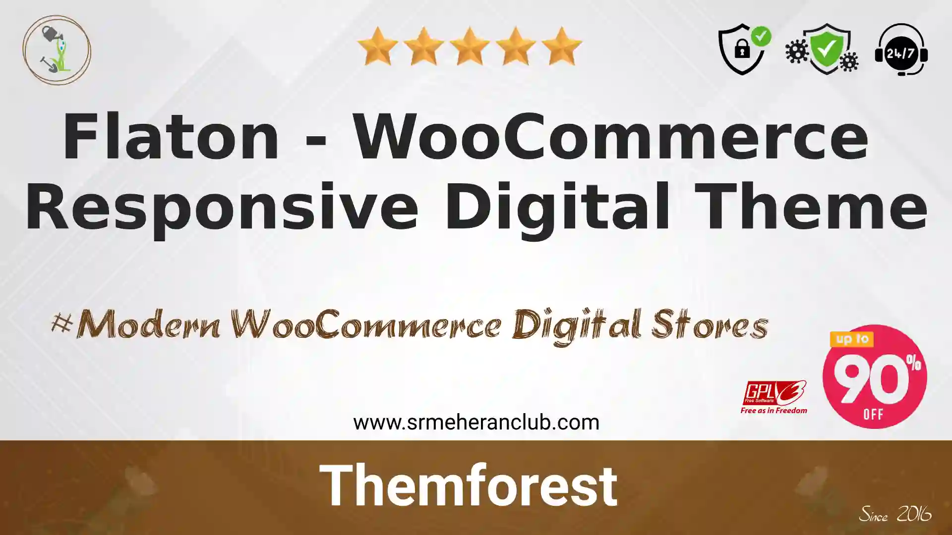 Flaton – WooCommerce Responsive Digital Theme — Theme by Themeforest