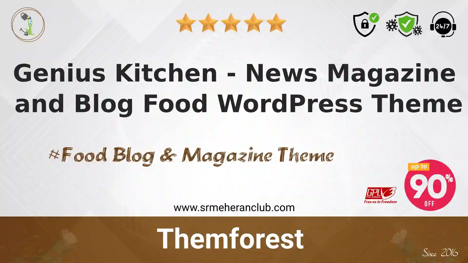 Genius Kitchen – News Magazine and Blog Food WordPress Theme