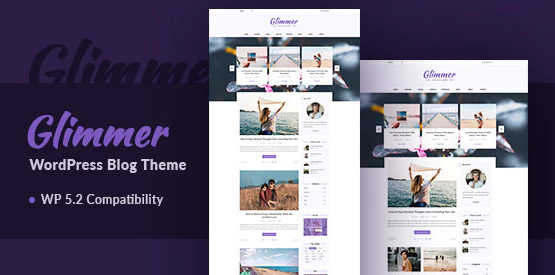 Glimmer - A Responsive WordPress Blog Theme