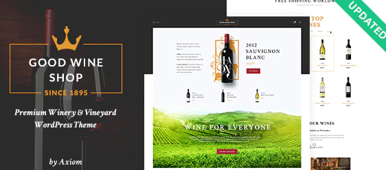 Good Wine | Vineyard & Winery Shop WordPress Theme