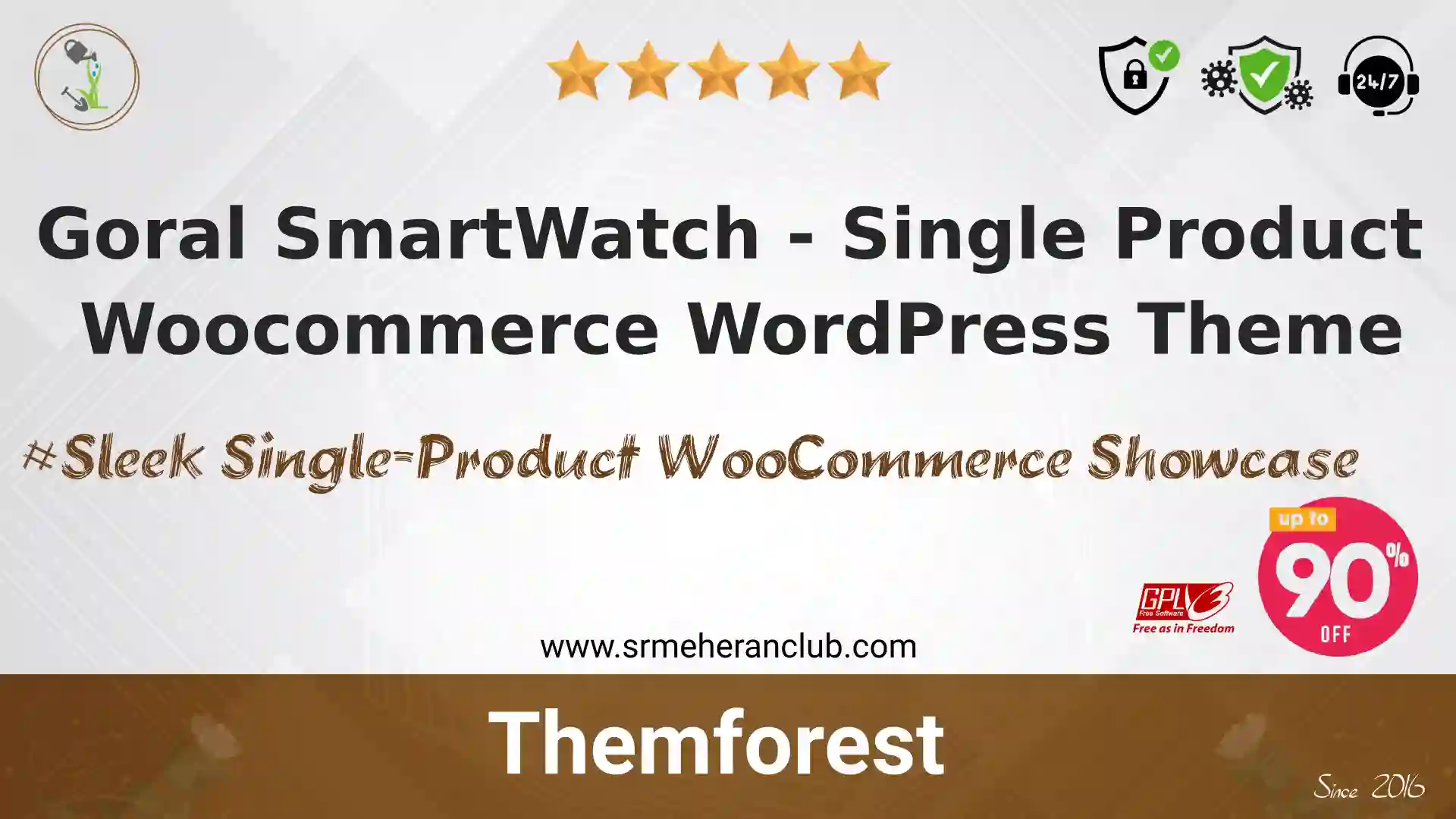 Goral SmartWatch – Single Product Woocommerce WordPress Theme — Theme by Themeforest