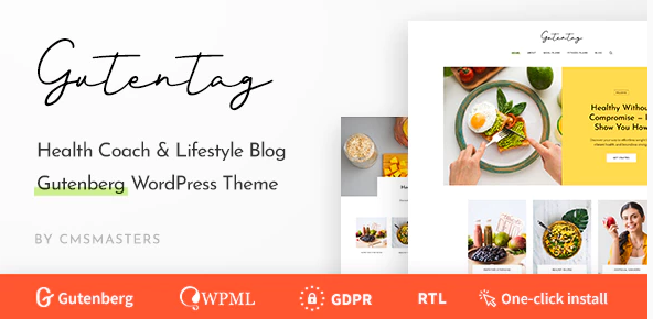 Product Image - GutenTag – 100% Gutenberg Blog WordPress Theme 1.0.1